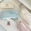 Cute Bowknot Pencil Case Large Capacity Storage Bag Pouch School Office Stationery Storage Bag Organizer Supplies Gift for Girls