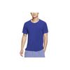 T Shirts Men's Blue Crew Neck Moderate Straight Fit BV4035-455
