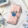 Cute Astronaut Print Wallet Portable Fashion Long Purse for Daily Use