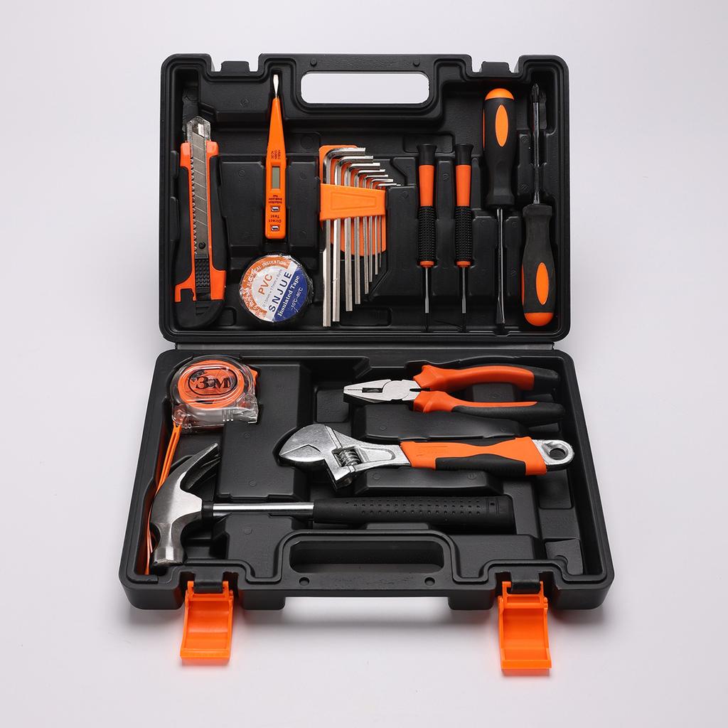 Set Cassetta degli Attrezzi Hardware Set di Attrezzi Manuali Combinati per la Casa Chiave Inglese Cacciavite Riparazione Auto