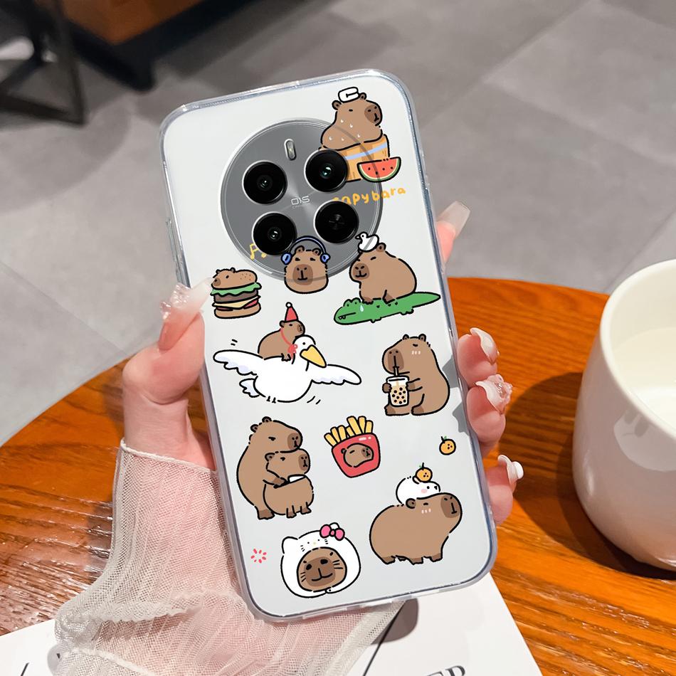 For Oppo Realme 12 Pro Plus Case For Realme12 4G 5G Phone Cover Cute Anime Transparent Soft Slim Protective Bumper Funda Coque