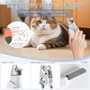Oyaka Hunde- und Katzennagelknipser mit LED-Nagelfeile Edelstahl Nagelaufbewahrungsabdeckung Sicherheit Passend für alle Einfach Leicht, 2-in-1 enthalten, Klingen, & Verschluss,
