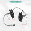ACROPIX Left Right Side Steering Wheel Cruise Control Switch Button with Cable Fit for Ford Explorer - Pack of 2 Black