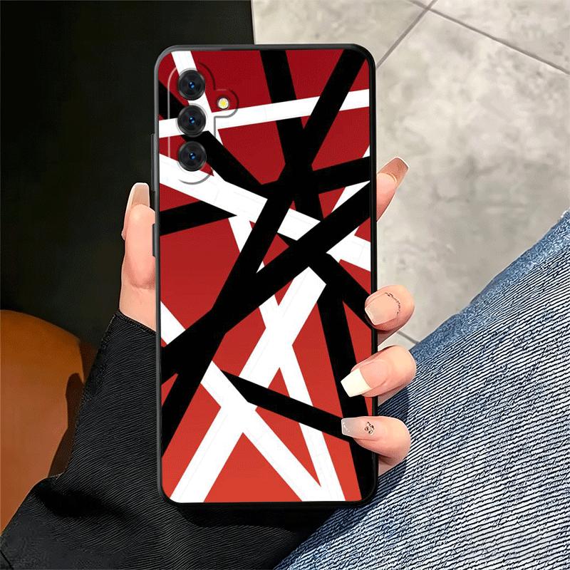 Eddie Van Halen Graphic Guitar Soft Phone Case for Samsung A17 A37 A57 A16 A26 A36 A56 A15 A25 A35 A55 A14 A24 A34 A54 A13 A23 A