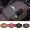 Styling Leather Car Armrest Cushion Storage Box Cover Pad For Ceed Sportage Rio Proceed K5 Optima Sedona Forte Cerato Venga