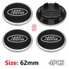 4pcs 62MM Wheel Center Caps Hub Car Rims Dust-proof Cover Hubcaps for Land Rover Evoque Ranger Sport 1 SVR Range Rover Discovery SA5