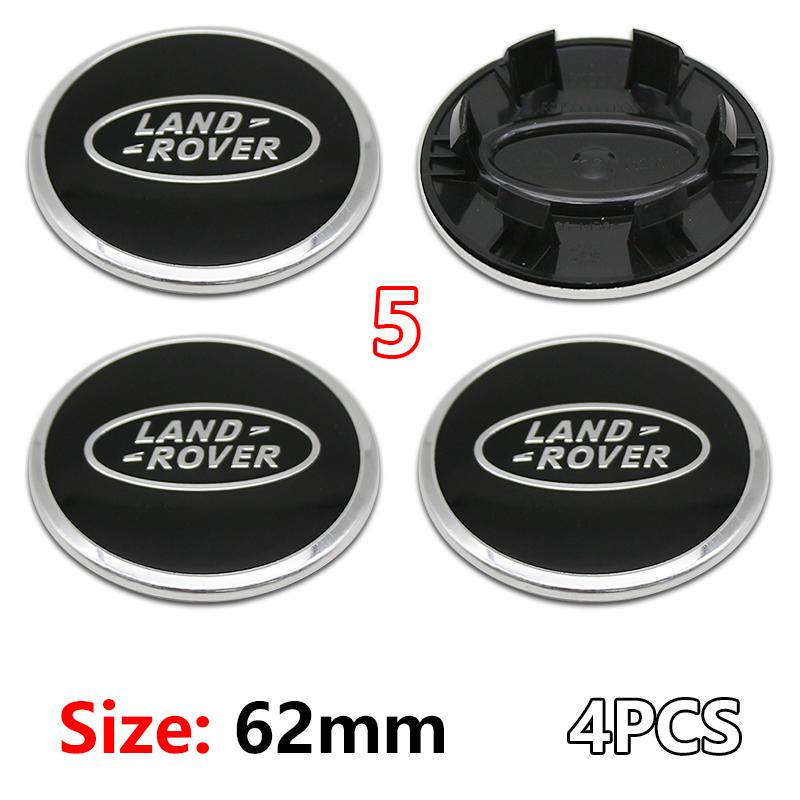 4pcs 62MM Wheel Center Caps Hub Car Rims Dust-proof Cover Hubcaps for Land Rover Evoque Ranger Sport 1 SVR Range Rover Discovery SA5