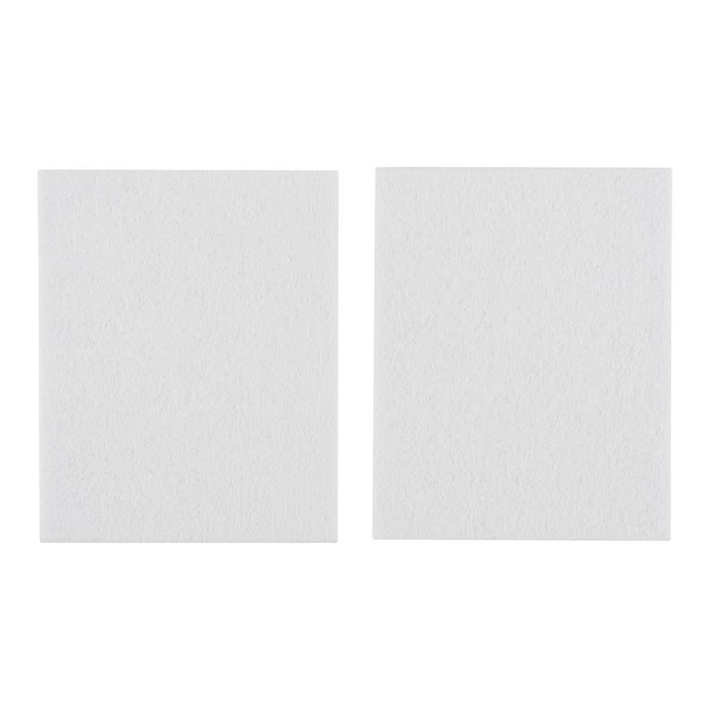 Podkładki filcowe samoprzylepne, białe 80x100mm, 2 szt.