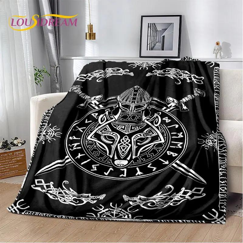 Viking Norse Mythology God Loki Soft Plush Blanket,Flannel Blanket Throw Blanket for Living Room Bedroom Bed Sofa Office Cover
