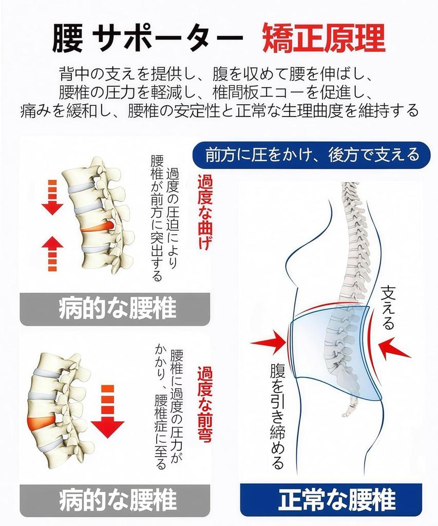 Flynow Low Back Support Thin and Lightweight Lumbar Support Belt for Lumbar Double Compression System with Adjustable Suitable for Daily All Portable