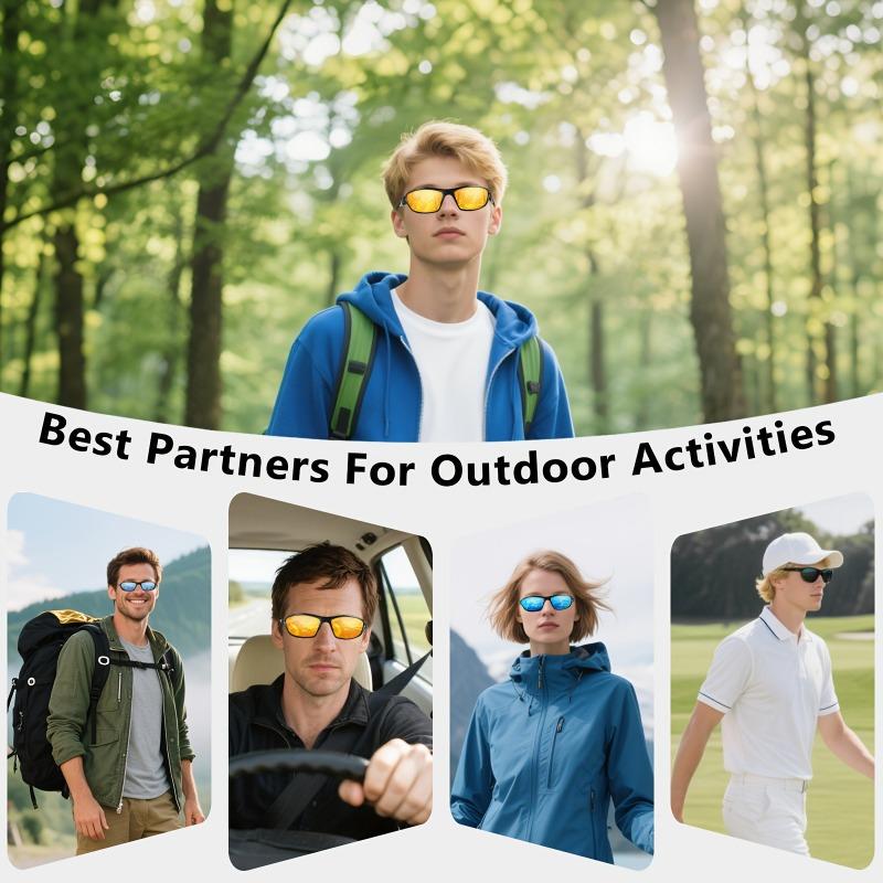 3 Pairs of Polarized Glasses Lightweight and Anti Glare Suitable for Both Male and Female Drivers