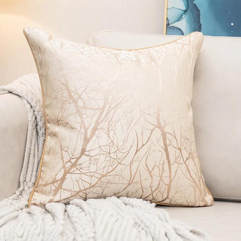 Luxury Sofa Cushion Pillow Nordic Style European Luxury Pillow Model Room Villa Living Room High Grade Pillow Case