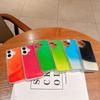 Neon Luminous Sand Liquid Phone Case for iPhone 16 Pro Max, Glow In Dark Gradient Fluorescent Cover