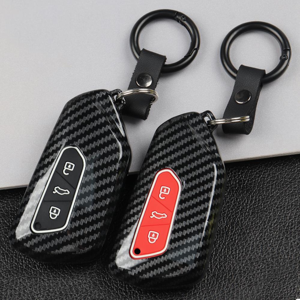 For VW Volkswagen Golf 8 Mk8 For Seat Leon MK 4 Tarraco Ateca For Skoda Octavia   3 Buttons Car Remote Key Cover
