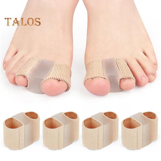 Zehenglätter, rutschfester Zehentrenner mit Doppelring für überlappende Zehen und Hallux Valgus, lindert Fußschmerzen, orthopädischer Ballenzehen-Korrektor für den ganzen Tag