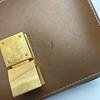 [Pre-Owned] Classic Box Polished Gold Buckle Leather Tofu Bag - Very Good #1RS73WW