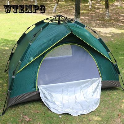 3-4 Person Fully Outdoor Automatic Quick Open Tent Waterproof Tent Camping Family Outdoor Lightweight Instant Setup Tent