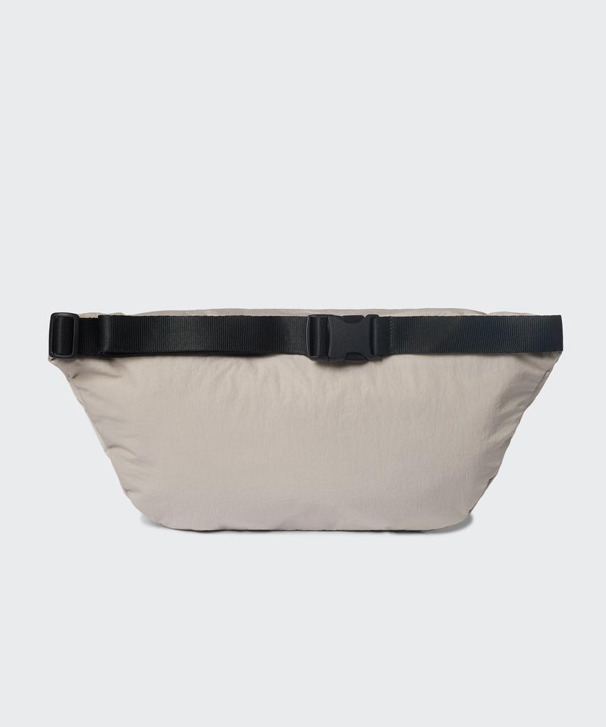 Musinsa Standard Crinkle Large Waist Bag [Grayish Beige]
