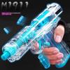 Tactical Luminous Toy Gun Transparent Shell Ejecting Soft Bullet For Kids Boys Adults Airsoft Pistol Children Birthday Gift