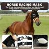 Horse Wind Resistant Eye Mask Tear Resistant Horse Eyewears Protective Eye Shield Block for Training And Shows
