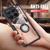 Transparent Acrylic Back Cover For Xiaomi 15T Pro 5G Case Magnetic Holder Ring Shockproof Coque Xiomi Xiaomy Mi15T Mi 15TPro T15