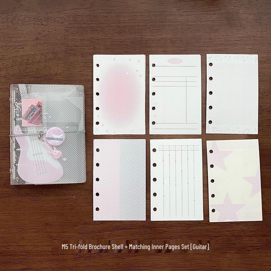 Waka M5 Loose-leaf Planner and Photo Album with Strap and Badge Storage