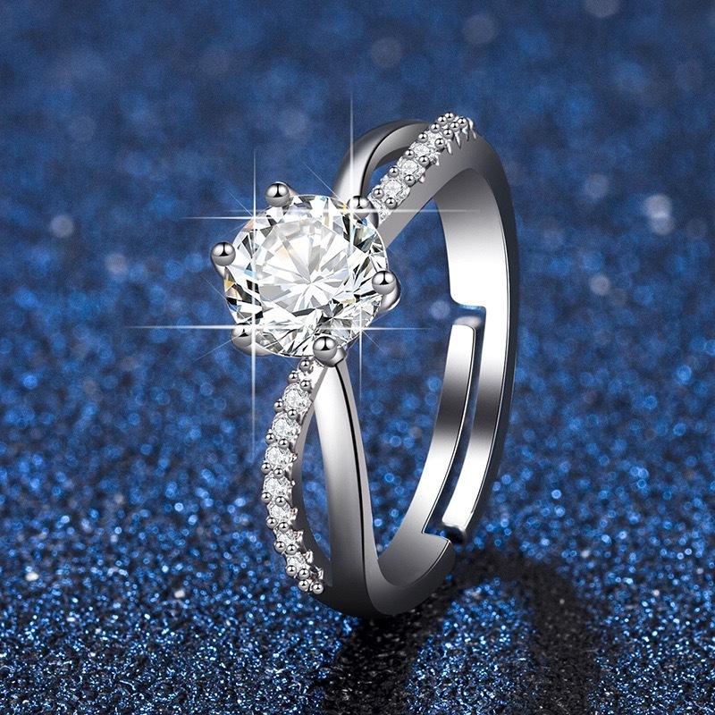 925 Silver Ring 5A Zircon Classic for Women Man Wedding Jewelry Engagement Charm Party fashion Gift High Quality Ring