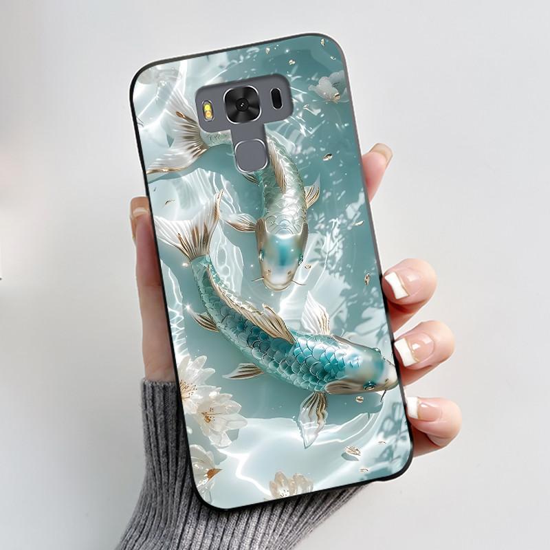 For ASUS Zenfone 3 Max ZC553KL X00DDB X00DDA X00DD Case Luxury Cute Love Rabbit Funny Black Soft TPU Silicone Matte Back Cover