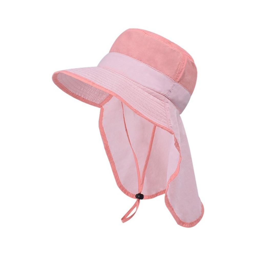 

Wide Brim Sunscreen Hat Anti-UV Beach Hat New Fisherman Hat Gift светло-розовый