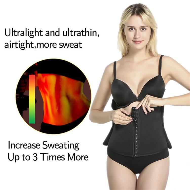 Hot Sale Waist Trimmer Double Band Waist Trainer Corset for Women Tummy Control with Custom Logo Service Breathable for Adults