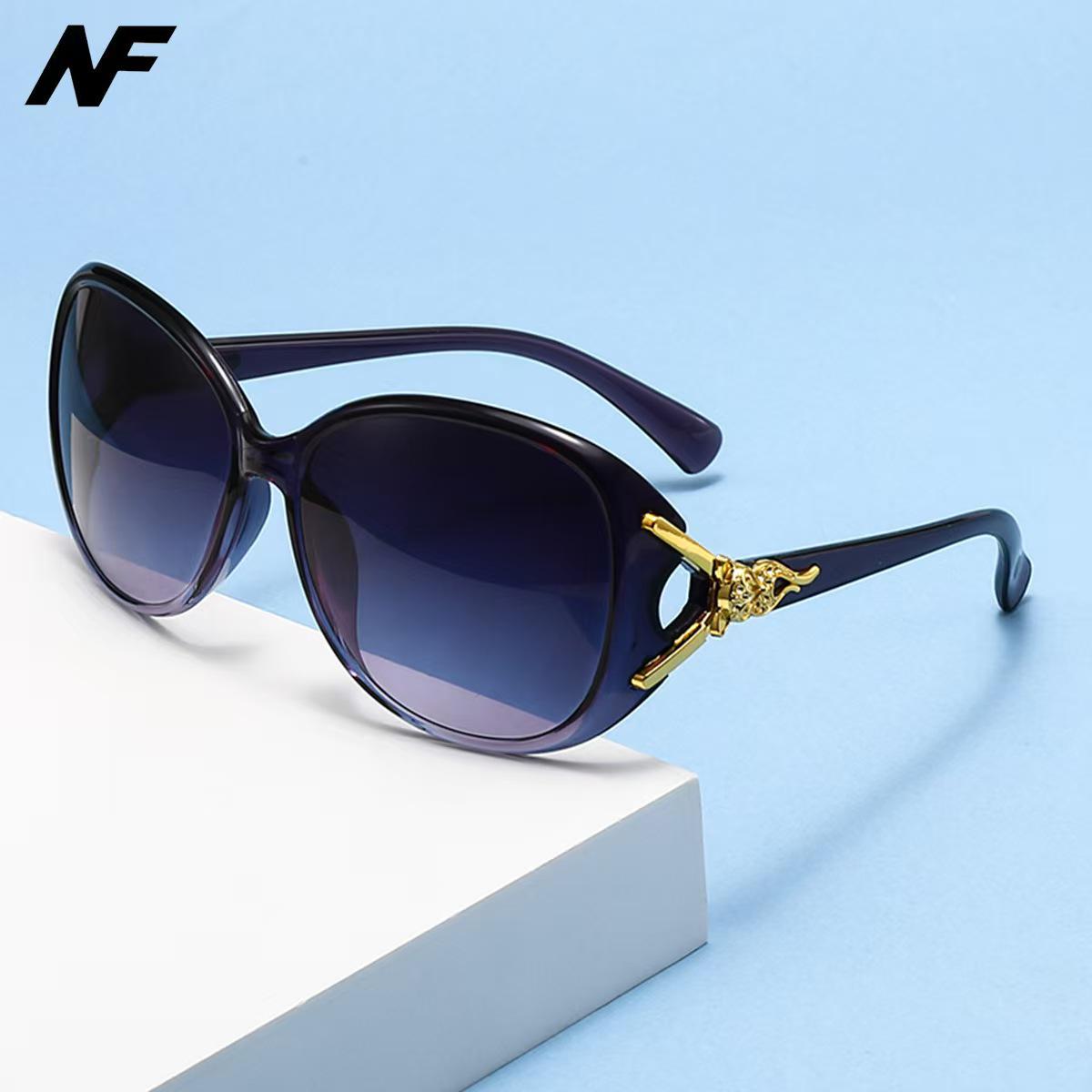 Summer Beaded Camellia Large Frame Sunglasses - Trendy Hollow-Out Design for Women