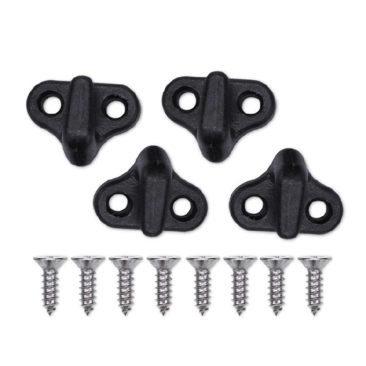 Bungee Shock Cord Hook for Kayaks Canoes Boats Rowing Boats With Flathead Screws Multipurpose Nylons Kayak Lashing Hook
