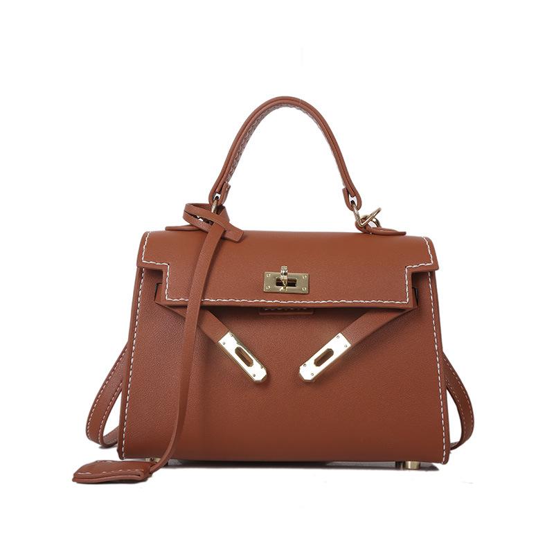 "Handmade Mini Kelly Style Shoulder Crossbody Bag for Women - High-Quality Texture"