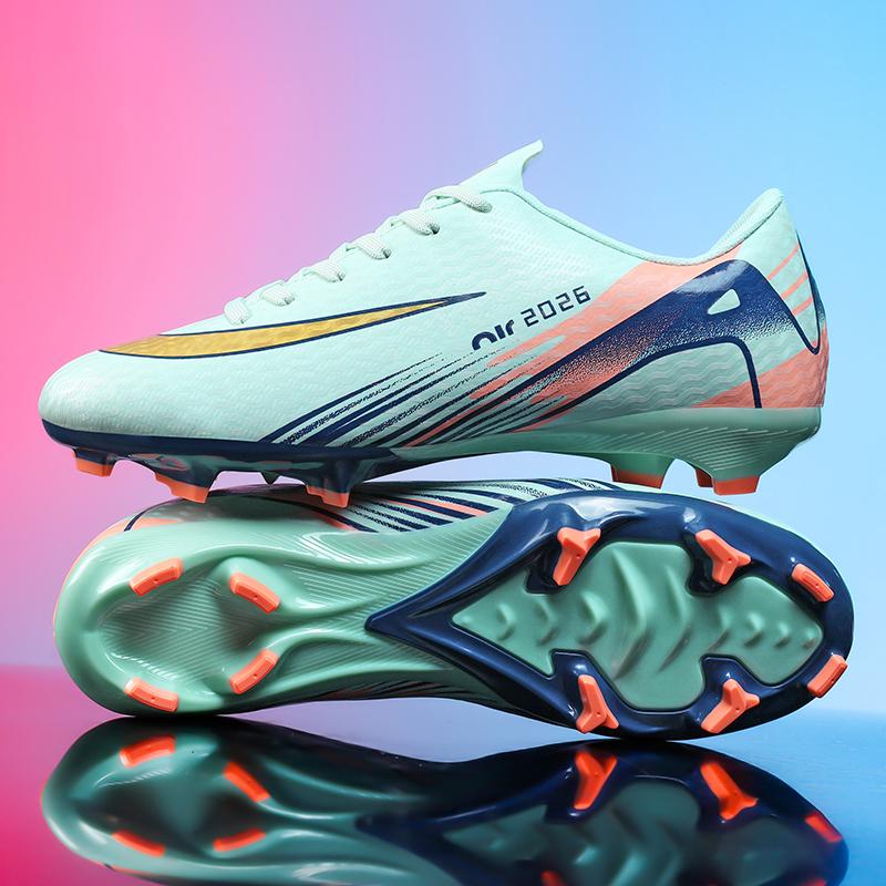 Mens Football Shoes Summer Fashion New FG/TF Lightweight Wear Resistant Indoor Grass Training Competition Soccer Shoes for Man