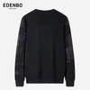 Edenbo Men's Crew Neck Wool Blend Sweater
