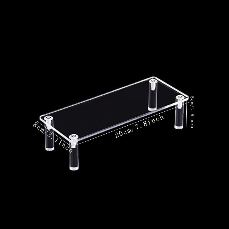 Acrylic Multi-layer Trapezoidal Display Stand for Figures & Jewelry
