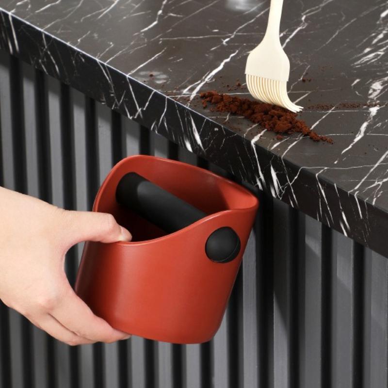 Premium Coffee Knock Box Espresso Grounds Container Dump Bin Bucket Anti Slip Powder Beveled Residue Barista Accessories Tools