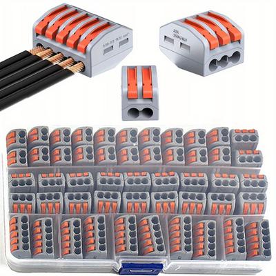 SCHNELLVERBINDER FÜR ELEKTRISCHE DRAHTVERBINDER, quick SET Draht/Litze 50St