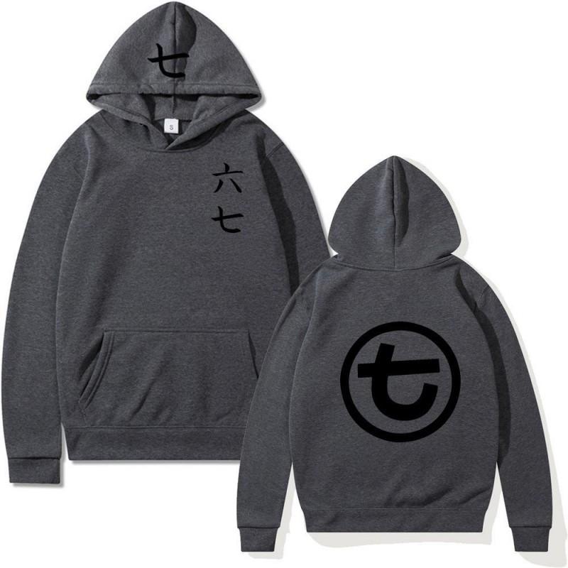 Mens Oversized Hooded Sweatshirt With Letter Print Casual Long Sleeve Pullover Fall Youth Fashion
