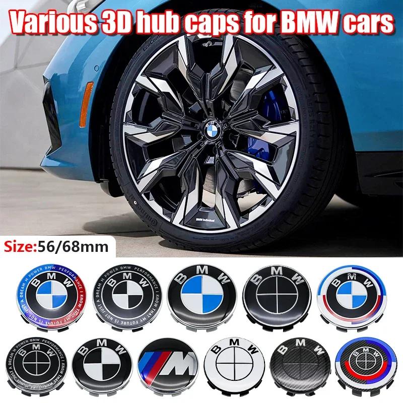 4Pcs/Set 56MM/68MM Car Styling Wheel Center Cap Hub Covers Badge Accessories For BMW M X1F48 X3E83 X1E84 E46 F20 G20 F91 F36 G22