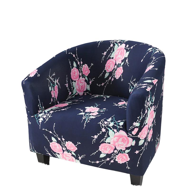 1Pc Armchair Stretch Sofa DIY Full Slipcover Elastic Chair Cover Smooth Polyester Fiber Single Seat