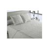 Modern Patchwork Bedspread - Casa Campo - 230x260 Cm - Ivory White - Microfiber - Bed 135 Cm - Thin Padding