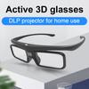GetD GL1600 3D Glasses High Transmittance Active Shutter Black Clear Picture Movie