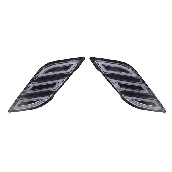 1 Pair of Flowing Turn Signal Fender Lights for 2016-2020 Ford Raptor F150 Daytime Running Lights
