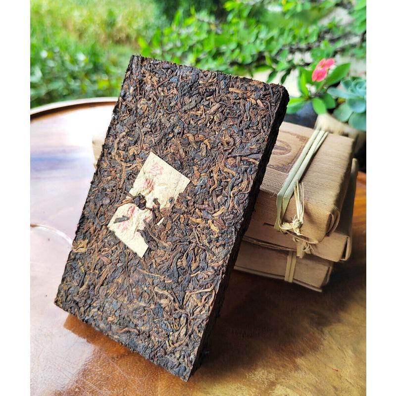 250 g Puerh moden te murstein daddel duftende murstein te Gammel te Bambusbladpakning