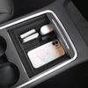 Front Central Control Storage Box Wireless Charging Anti-skid Pad Water Cup Holder For Tesla Model 3 Model Y