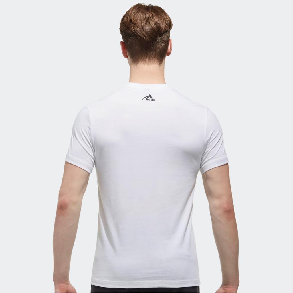 Adidas Gfx T Photo Round Neck Logo Print Short Sleeve T-Shirt Men Tops White CX4996