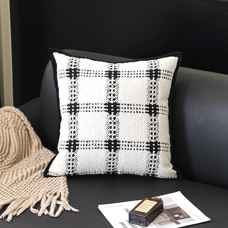 Vintage Light Luxury Chenille Sofa Pillowcase Cojines Soft Decoration Home Throw Cushion Cover Headboard Pillow Covers 45x45cm