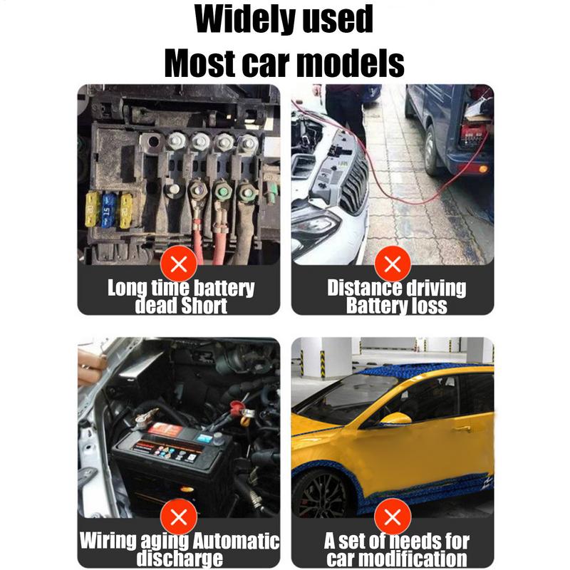 12V 24V Car Battery Power Off Switch Car Battery Disconnect Switch Isolator Brass Battery Disconnect Knob For Marine Truck RV