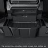 Rear Center Console Organizer Storage Box for Select Model Vehicle Backseat Quick Installation Antislip Design